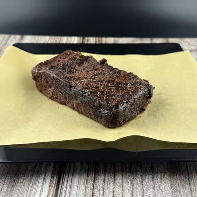 Double Chocolate Chip Brownie.