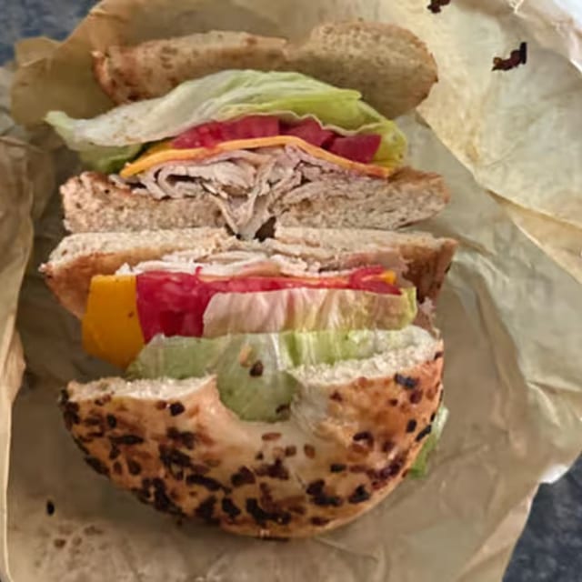 Turkey & Cheddar Sandwich.